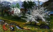 Apple Trees in Bloom By Nikolai Astrup