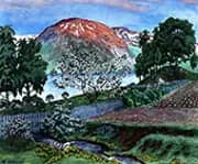 June Night in The Garden By Nikolai Astrup