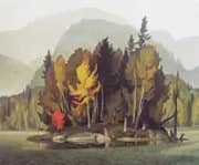 Hazy October Morning By A J Casson