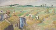 The Harvest By Camille Pissarro
