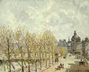 The Malaquais Quay in The Morning Sunny Weather 1903 By Camille Pissarro