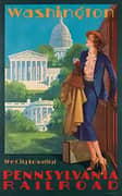 Washington The City Beautiful Pennsylvania Railroad 1937 By Edward Mason Eggleston