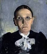 Churchgoer Old Woman By Hugo Simberg