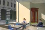 Sunlight in a Cafeteria By Edward Hopper