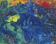 Blue Village By Marc Chagall