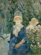 Woman in a Garden 1882 By Berthe Morisot