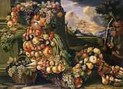 Seated Figure of Summer 1573 By Giuseppe Arcimboldo