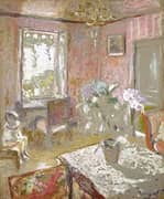 The Pink Bedroom By Edouard Vuillard