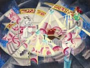 Festival in Montmartre 1913 By Gino Severini