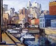 Downtown 1922 By Samuel Halpert