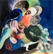 Flirting Couple II 1921 By Friedl Dicker-Brandeis