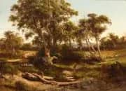 Sheep Wash in the Western District By Louis Buvelot