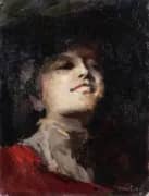 Ritratto Femminile 1914 By Giuseppe Amisani