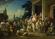 The County Election By George Caleb Bingham