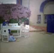 In Front of the House 1910 By Carl Moll