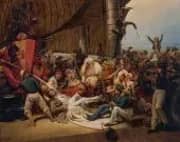 Le Passage de la Ligne By Francois Auguste Biard