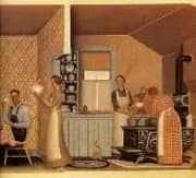 Dinner for Threshers By Grant Wood