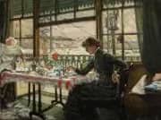 Room Overlooking the Harbour By James Tissot