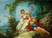 Happy Lovers By Jean Honore Fragonard
