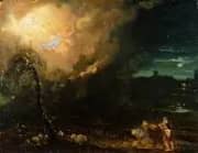 Study for the Angel Appearing to the Shepherds 1831 By Thomas Cole