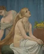 Woman at Her Toilett 1883 By Puvis de Chavannes