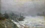 The Seine in Winter 1899 By Albert Lebourg