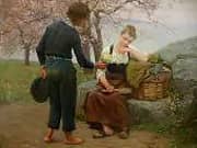 Le Bouquet de Primeveres 1890 By Alfred Guillou