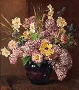 Spring Flowers Still Life By Alice Marian Ellen Bale