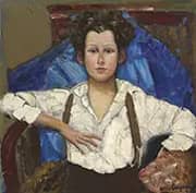 Portrait Dun Jeune Garcon By Boris Grigoriev