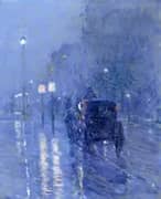 Rainy Midnight By Childe Hassam