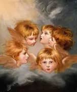 Heads of Angels Miss Frances Gordon 1786 By Sir Joshua Reynolds