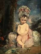 Infant Academy the Mob Cap By Sir Joshua Reynolds