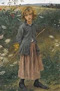 The Little Shepherdess By Jules Bastien Lepage