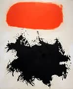 Cadmium Red Above Black 1959 By Adolph Gottlieb