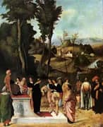 Trial of Moses By Giorgione
