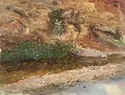 Bank of a Stream By Frederic Edwin Church