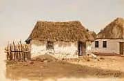 Colombia Barranquilla Two Houses 1853 By Frederic Edwin Church