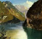 Konigsee 1868 By Frederic Edwin Church