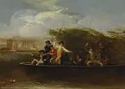 Gentlemen Fishing 1794 By Benjamin West