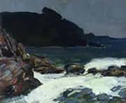 The Ledge Cape Elizabeth Maine By George Luks