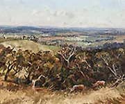 Berwick Landscape c1948 By Arthur Merric Boyd