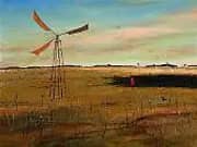 Burnt Stubble Wimmera c1975 By Arthur Merric Boyd