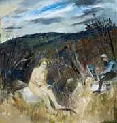 Figure and Painter c1972 By Arthur Merric Boyd