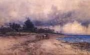 Gathering Seaweed Before the Storm Sandringham Beach By Arthur Merric Boyd