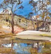 Landscape with Dam 1972 By Arthur Merric Boyd