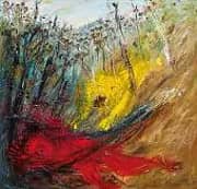 Nebuchadnezzar Fallen in a Forest with a Lion No.2 By Arthur Merric Boyd