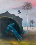 Sunset Cave c1976 By Arthur Merric Boyd