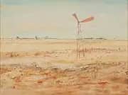 Windmill Wimmera Landscape By Arthur Merric Boyd