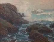 Foam and Rocks By Edgar Alwin Payne
