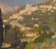 Village near Monaco By Edgar Alwin Payne
